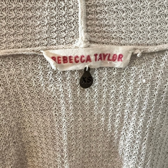 Rebecca Taylor Silk Cashmere Cardigan size XS - Picture 2 of 5